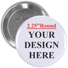 Persönliche Botschaft Button Rund 5,72 cm