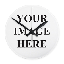 Orange Wellen Wanduhr Selbst Gestalten
