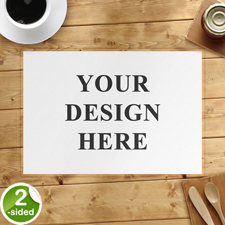 Personalisierbares Foto-Tischset – Beidseitig Laminiert, Abwischbar & Wiederverwendbar | PrinterStudio.de