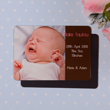 Es ist ein Mädchen, Photo-Magnet, Kokosbraun