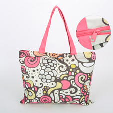 Babytasche mit Reißverschluss 100% Bedrucken Personalisieren 27,9 x 35,6 cm