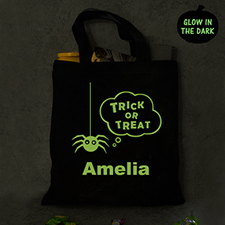 Schwarze Tasche Personalisieren Halloween