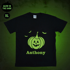 Leuchtendes T-Shirt Glow Personalisieren Baumwolle Größe XL
