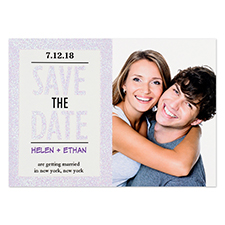 Silber Glitzer Save the Date Einladungskarte Gestalten 127x178