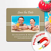 Save the Date Magnet Foto und Text 8,89 x 10,16 cm