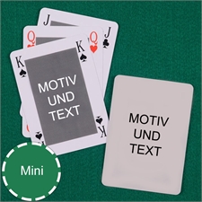 Mini Brigde Kartenspiel Beidseitig Personalisierbar