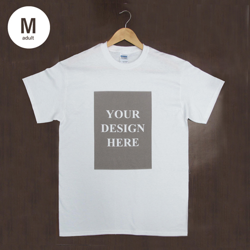Weiß Liebe Treffer T-Shirt Hochformat Baumwolle Medium Gestalten