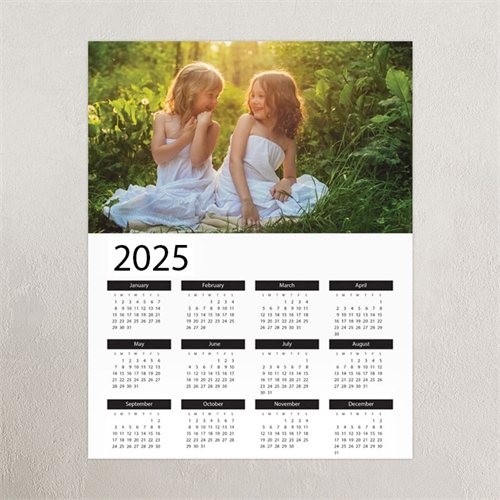 Poster Kalender Querformat Foto 30,5 x 45,7 cm