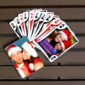 Spielkarten für die Weihnachtferien personalisieren