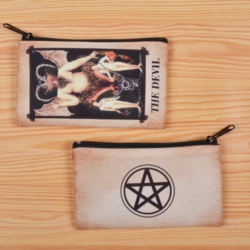 Tarot Schmicktasche Reißverschluß Personalisieren 10,2 x 17,8 cm