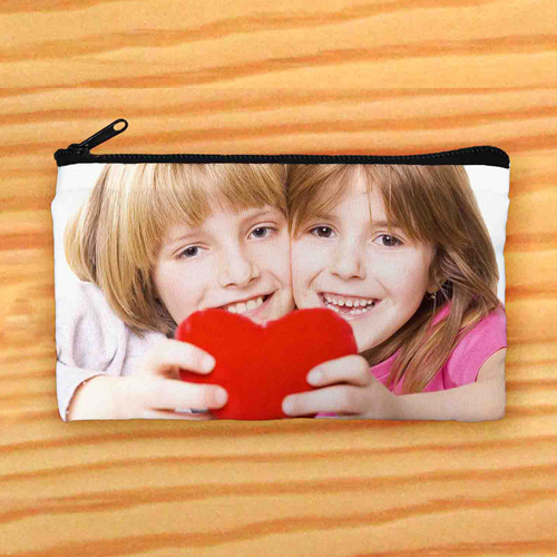 Mutters Schminktasche Personalisieren Bunter Reißverschluss 12,7 x 20,2 cm