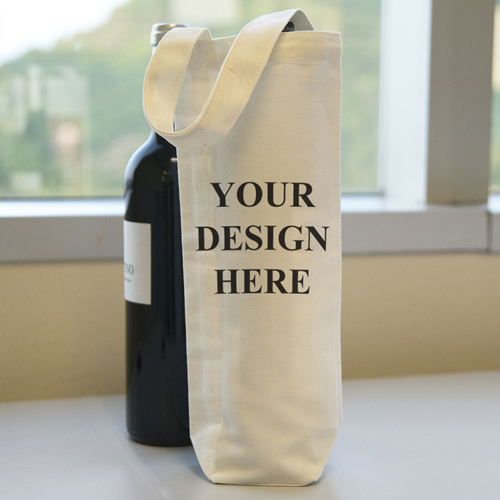 I Love You Weintasche Personalisieren 100% Baumwolle