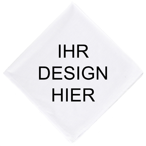 Bunte Fotobandana Vollflächig Bedruckt Gestalten Personalisieren 50,8 x 50,8 cm