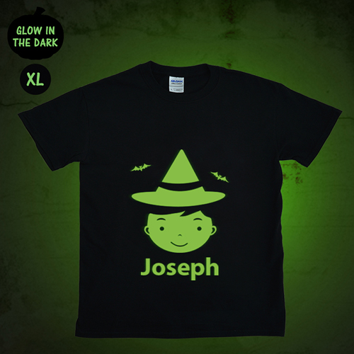 Pinocchio Leuchtendes T-Shirt Glow Personalisieren Baumwolle Größe XL