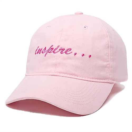 Pink Baseballkappe Personalisieren Sicherheit ist cool