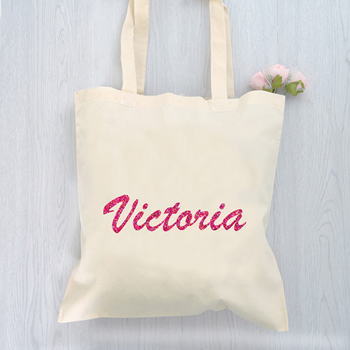 Glitzer Tasche Budget Personalisieren ​Name