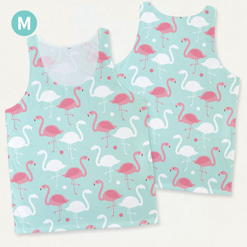 Allover-Print Grafikdesign Unisex Tanktop (Mittel)