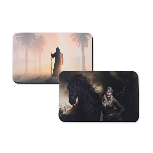 Beidseitig Personalisieren Spielmatte Gummi 40,6 x 25,4 cm