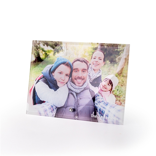 Foto Glasdruck Portrait zum Hinstellen Querformat 17,8 x 12,7 cm Personalisieren