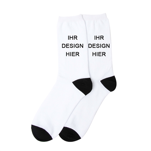 Socken voll bedruckt personalisieren Größe M Medium - Der Hingucker
