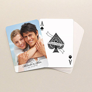 Klassische Hochzeit Spielkarten
