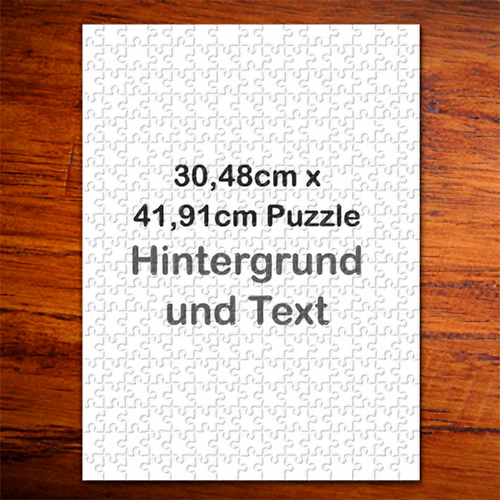 Großes Puzzle, Meine Botschaft, Hochformat