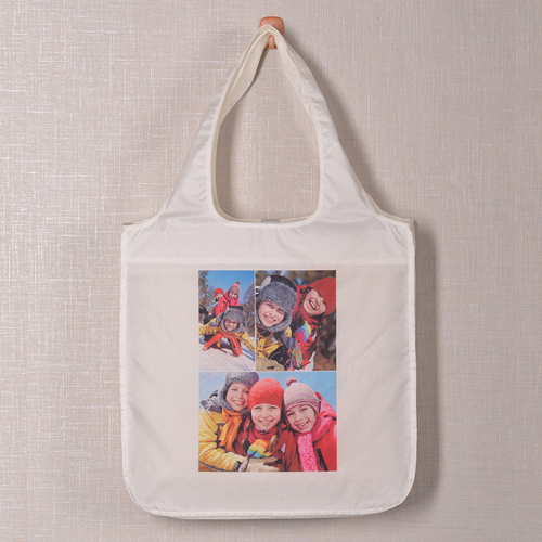 Drei Fotos Shoppingtasche Klassisch