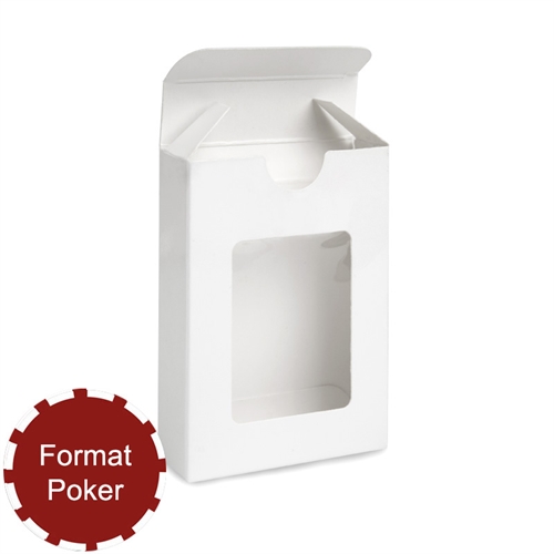 54 Pokerkarten Fensterfaltschachtel