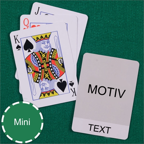 Mini Kartenspiel Cool Transparent Standard Index