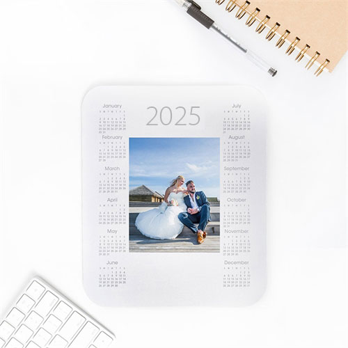 Portrait Calendar White