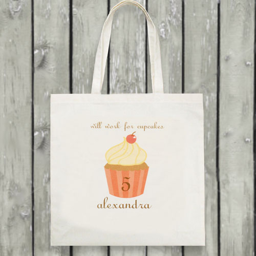 Gestaltete Sahnetorte Budget Stofftasche
