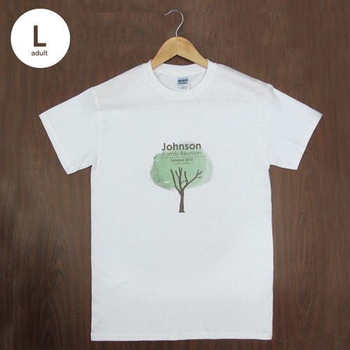 Größe L T-Shirt Rot Hochformat Minibild Personalisieren 100% Baumwolle